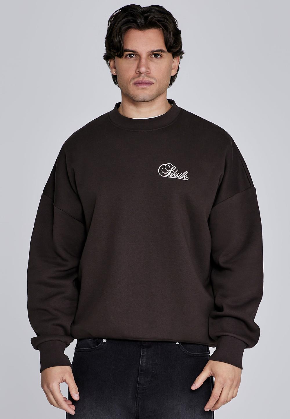 sik silk Brown Essentials Sweater