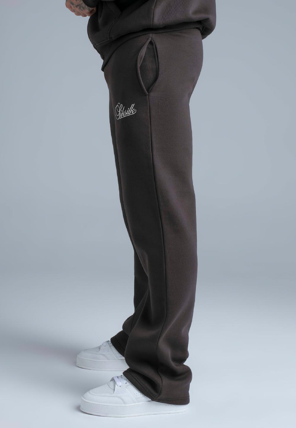 Sik Silk Brown Essentials Track Pants