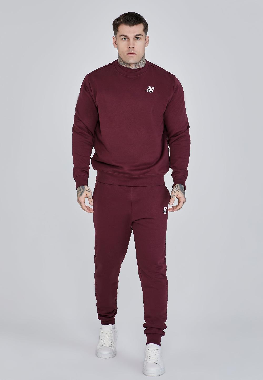 Sik Silk Burgundy Essentials Sweater