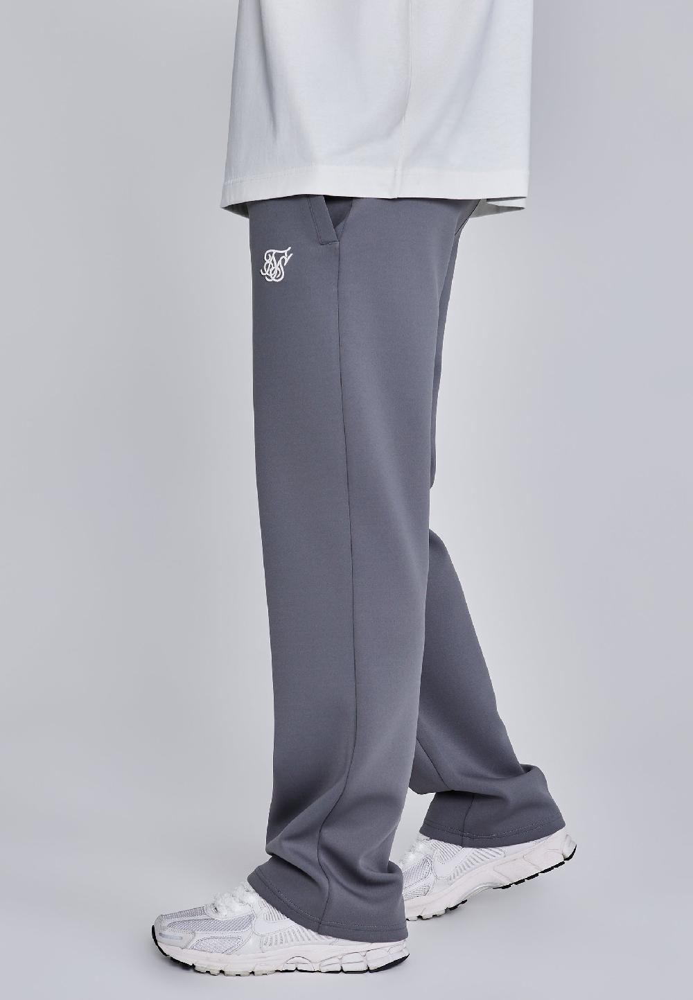 Sik Silk Dark Grey Essentials Poly Track Pants