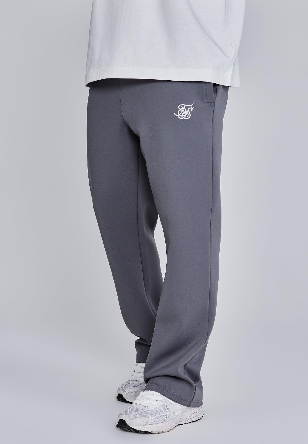 sik silk Dark Grey Essentials Poly Track Pants