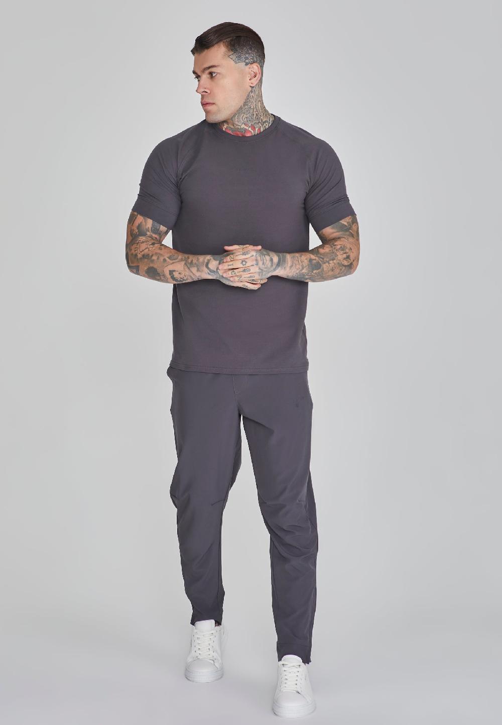 Sik Silk Dark Grey Smart Pants