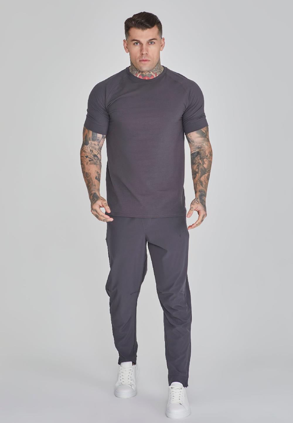 Sik Silk Dark Grey Smart T-Shirt