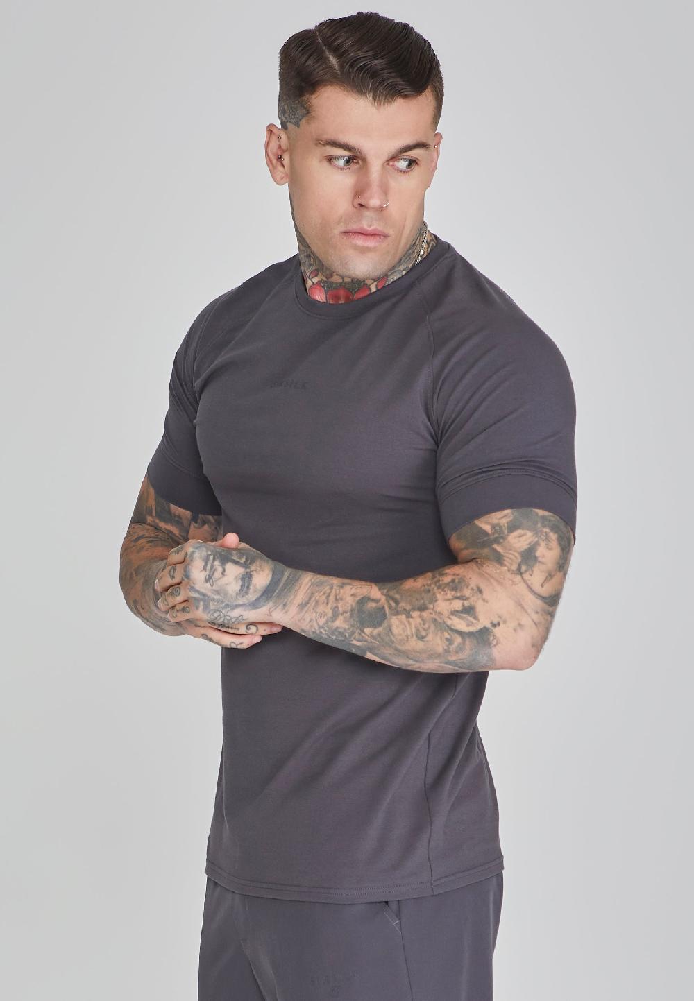 sik silk Dark Grey Smart T-Shirt