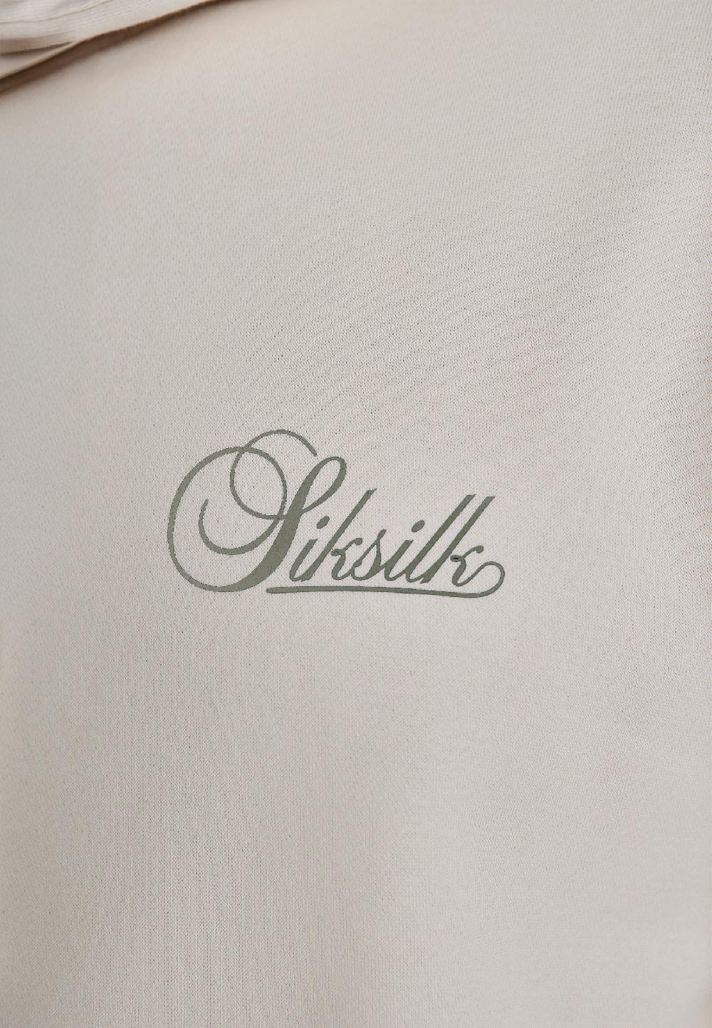 Sik Silk Ecru Essentials Hoodie