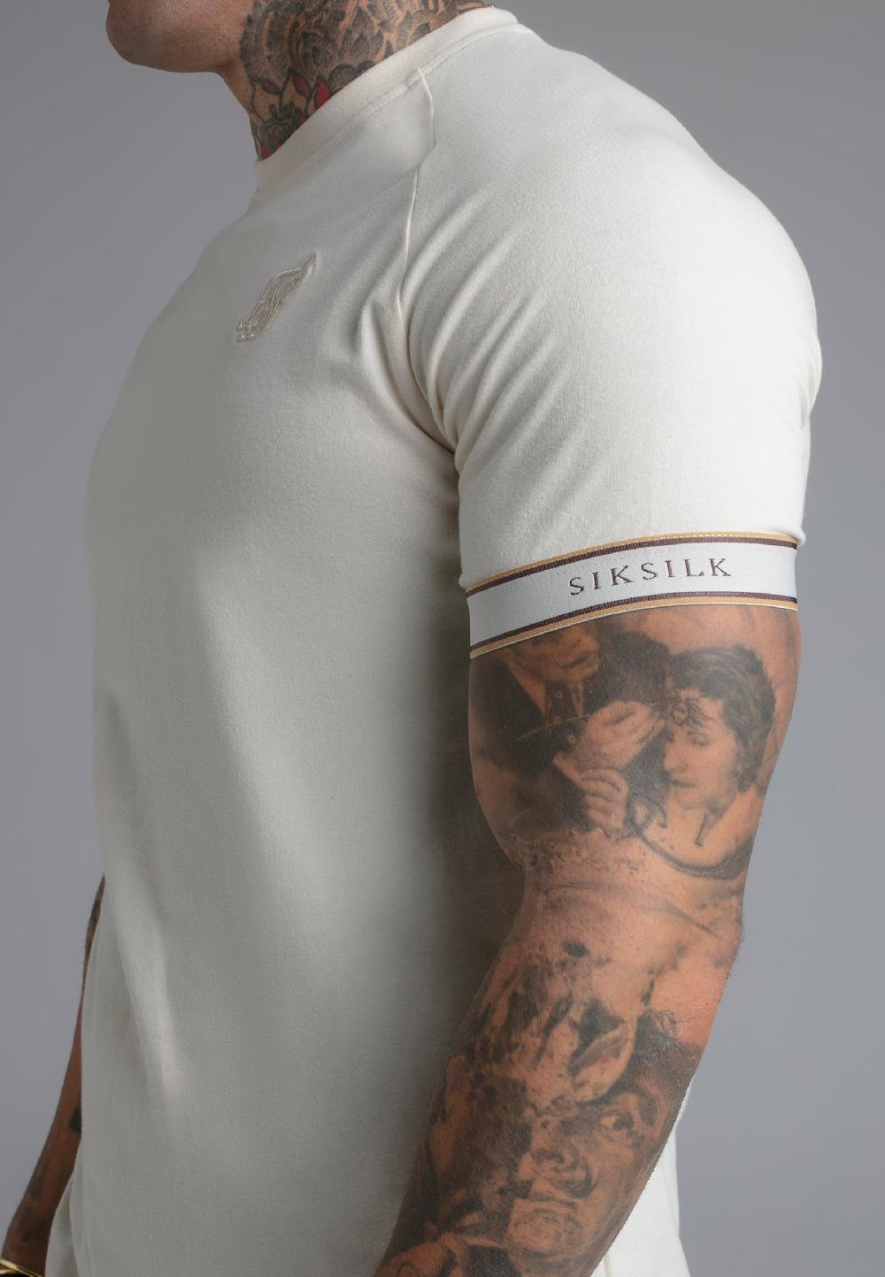 Sik Silk Ecru Tech T-Shirt