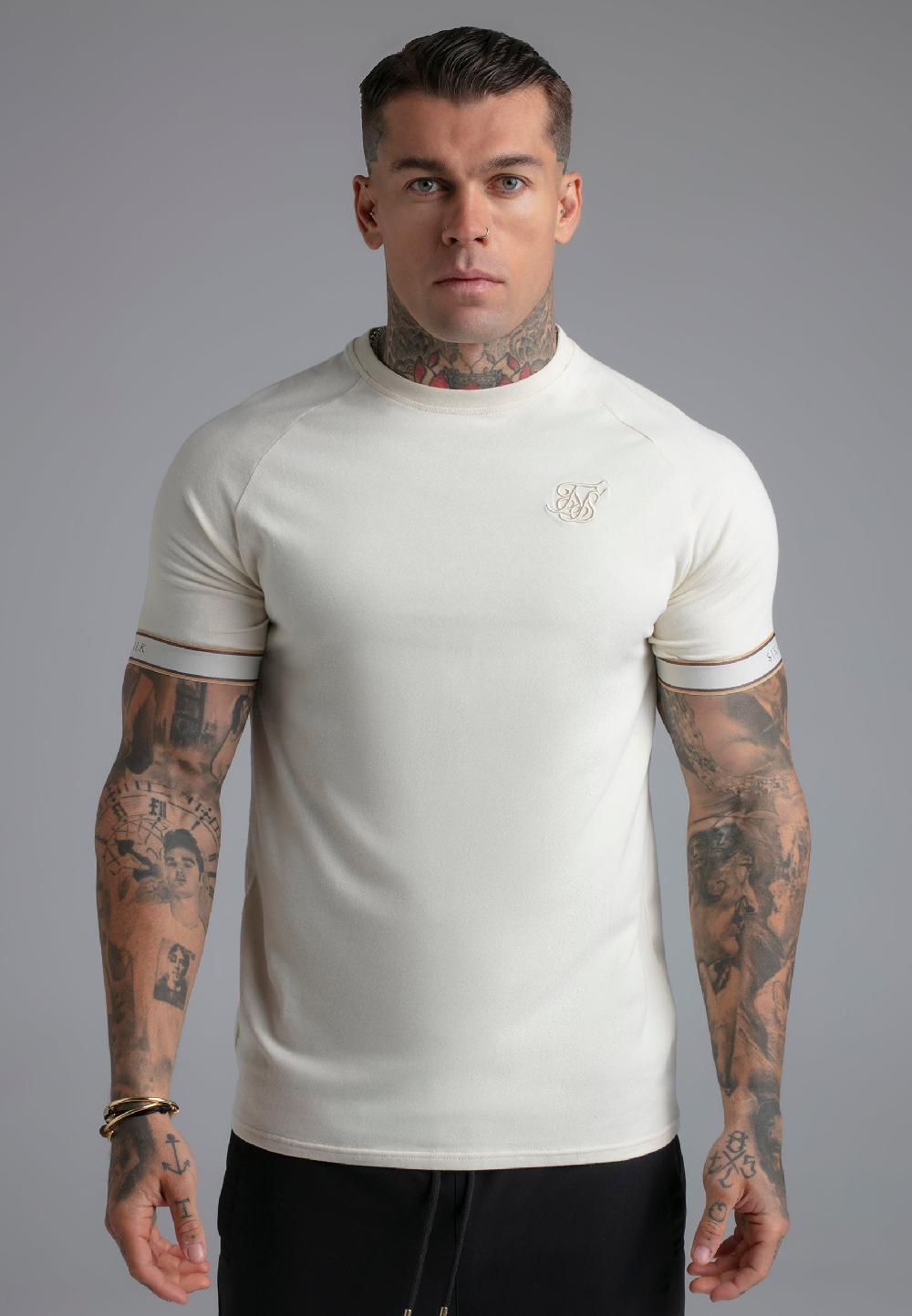 sik silk Ecru Tech T-Shirt