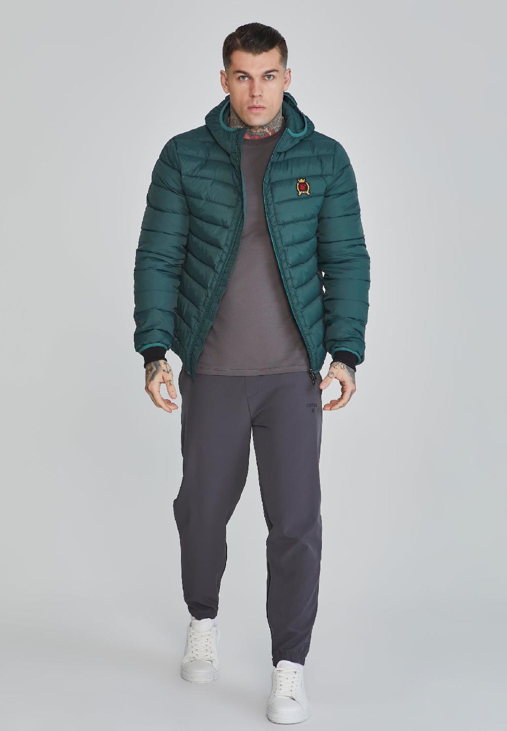 Sik Silk Green Bubble Jacket