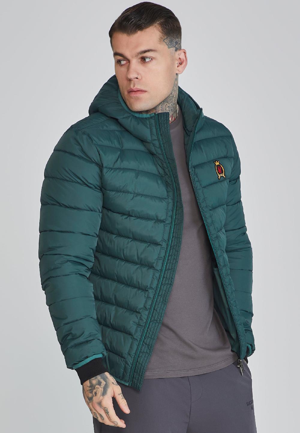 sik silk Green Bubble Jacket