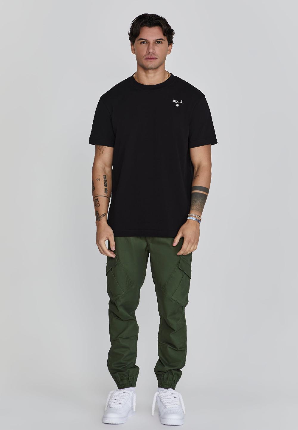 Sik Silk Green Khaki Cargo Pants