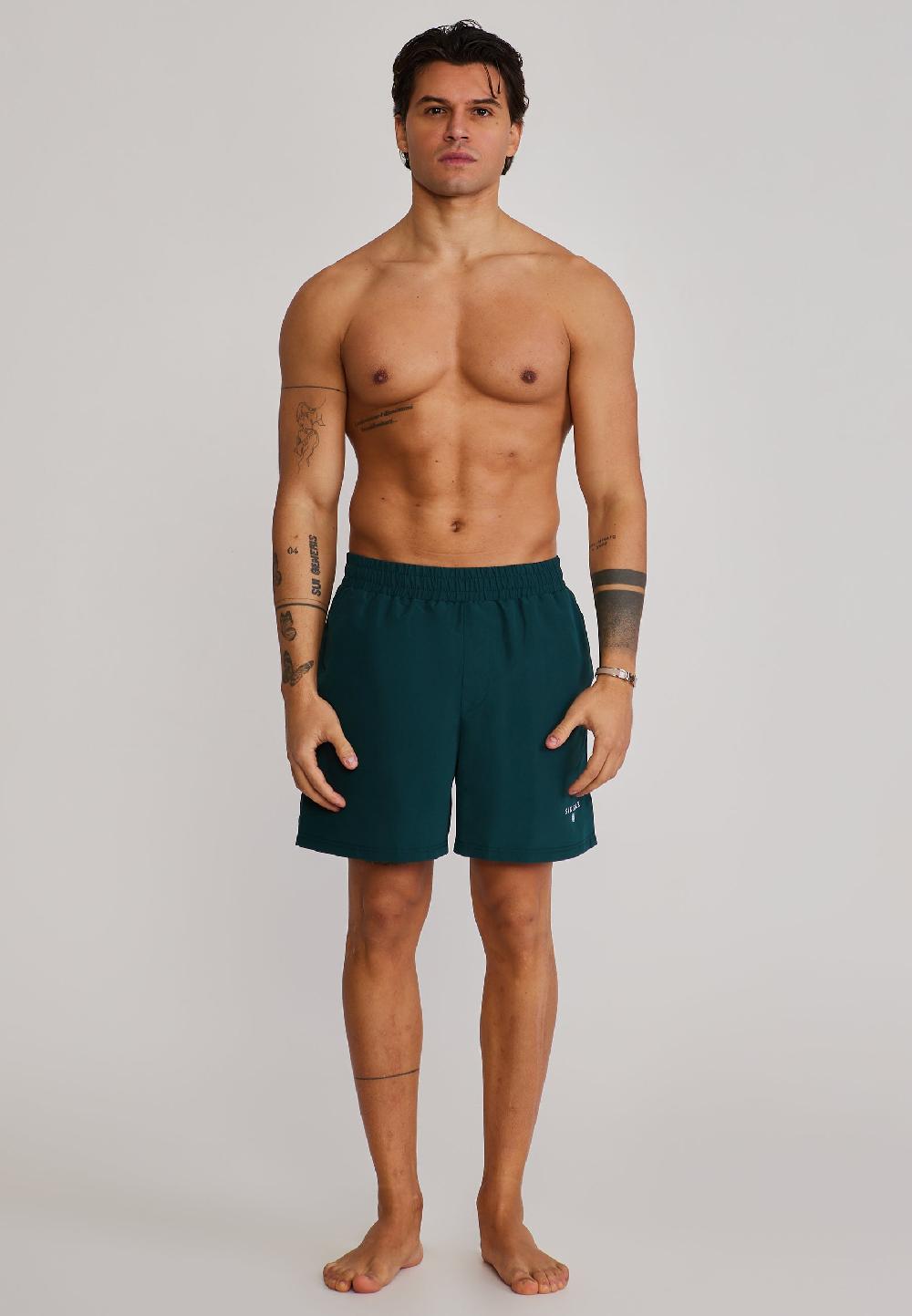 Sik Silk Green Swim Shorts