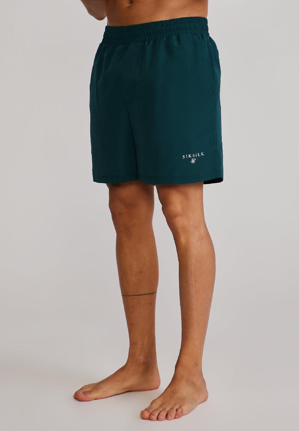 sik silk Green Swim Shorts