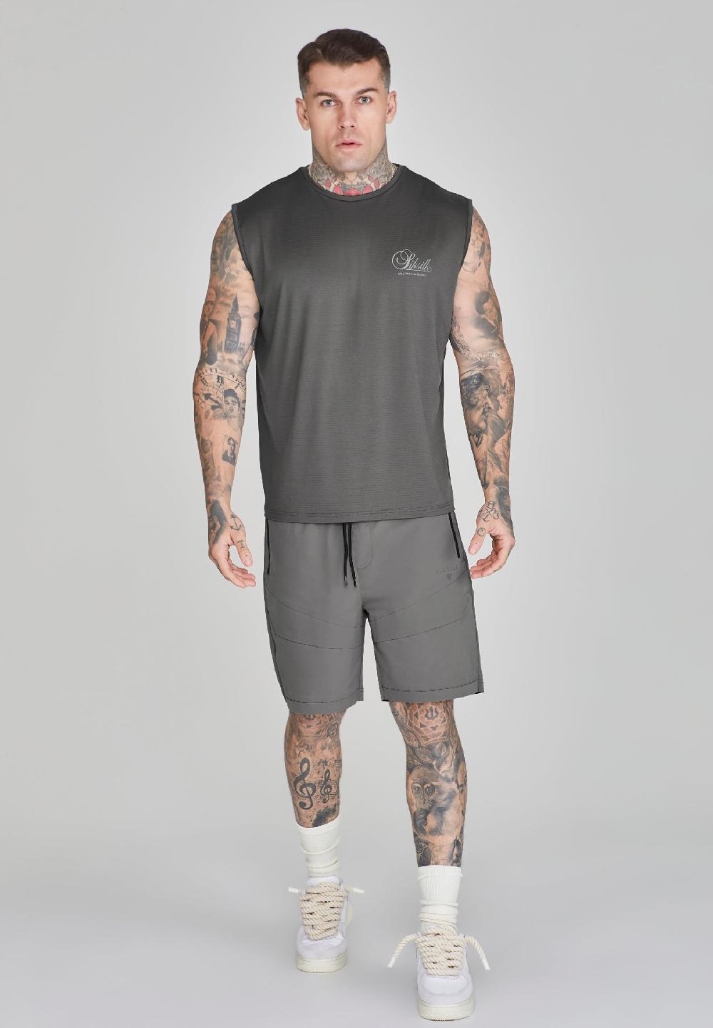 Sik Silk Grey Cargo Shorts