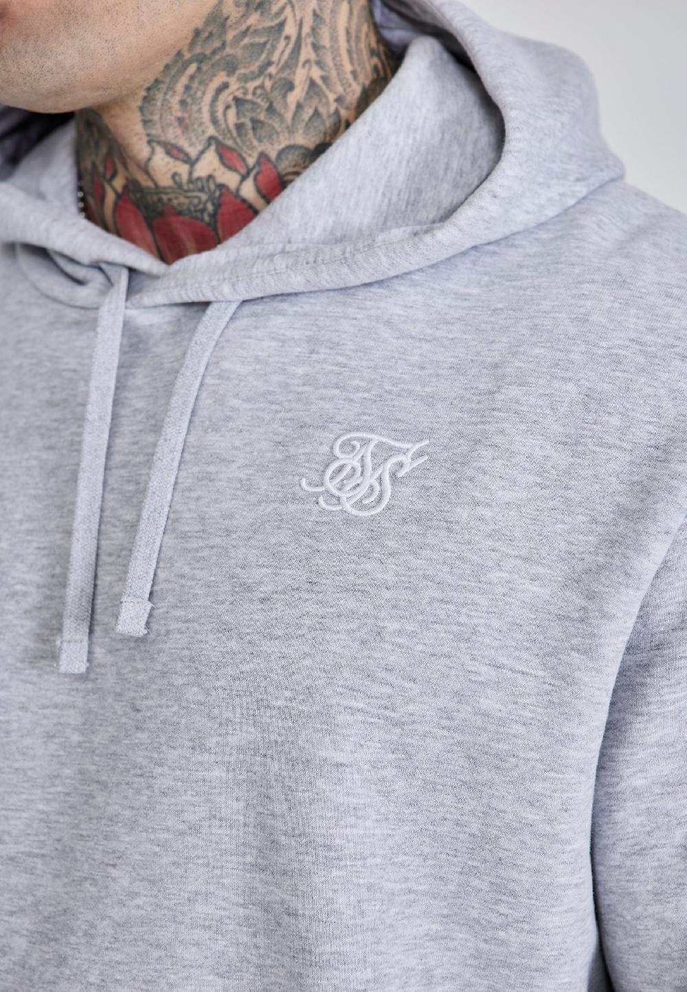 Sik Silk Grey Essentials Overhead Hoodie