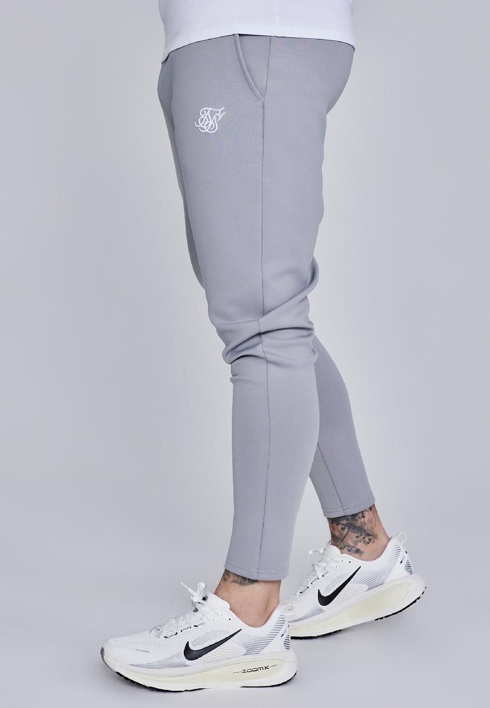 Sik Silk Grey Essentials Poly Joggers