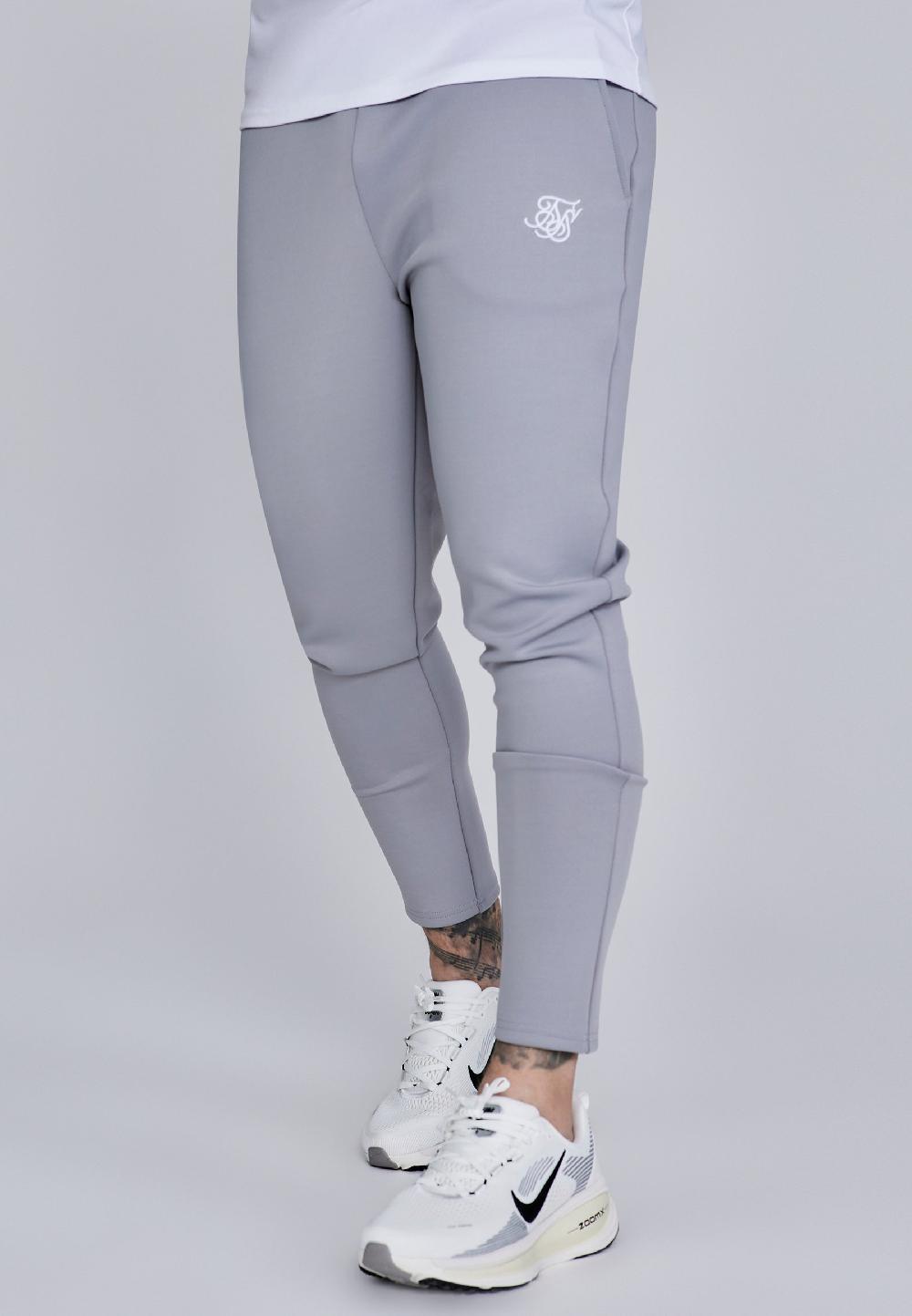 sik silk Grey Essentials Poly Joggers