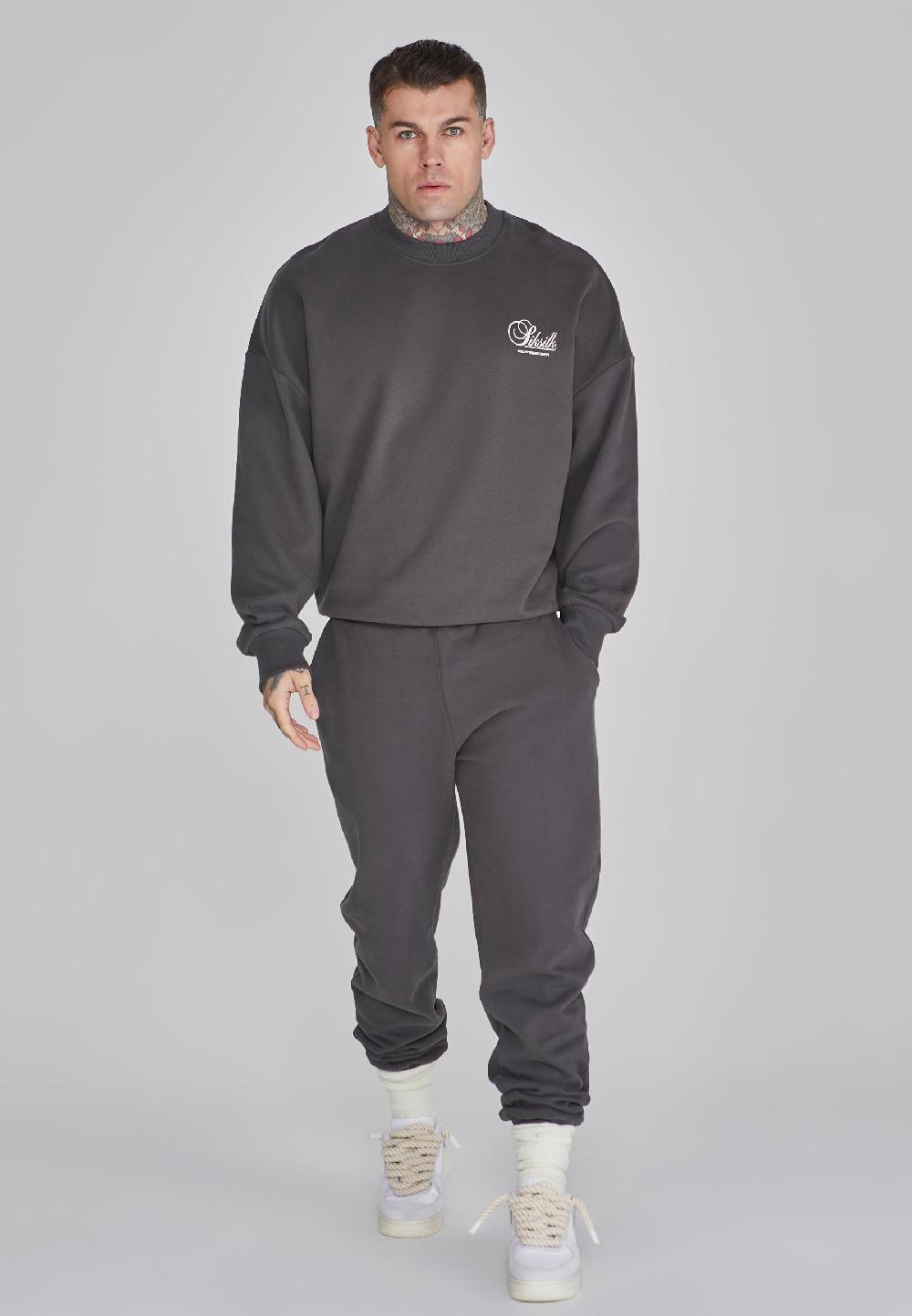 Sik Silk Grey Graphic Sweater