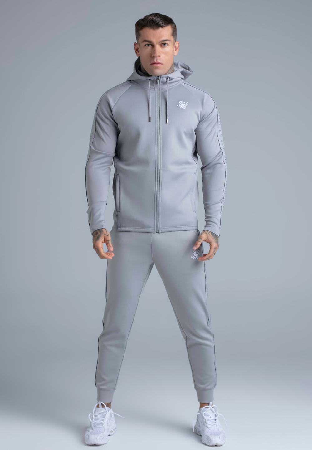 Sik Silk Grey Hoodie And Joggers Set