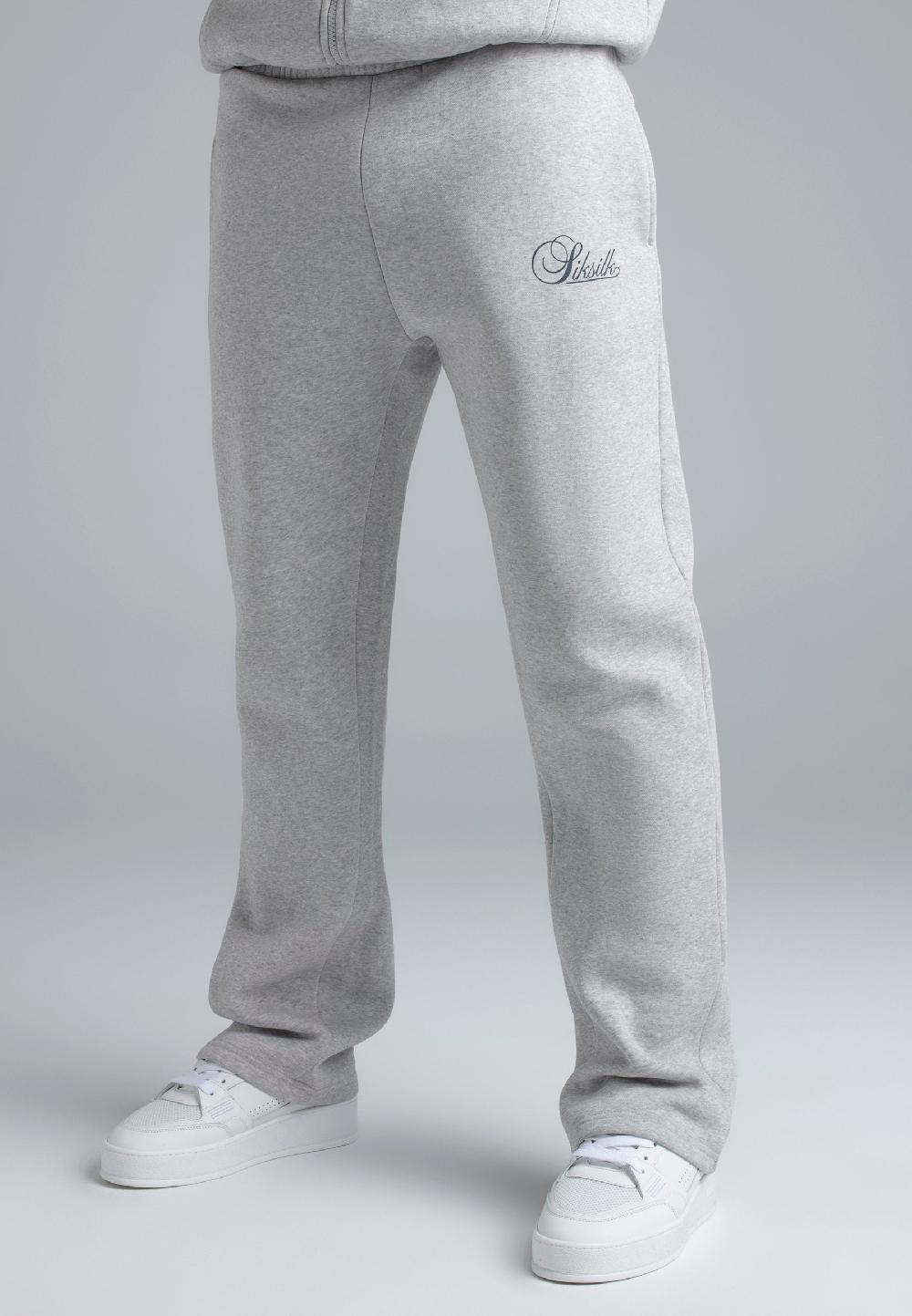 sik silk Grey Marl Essentials Track Pants