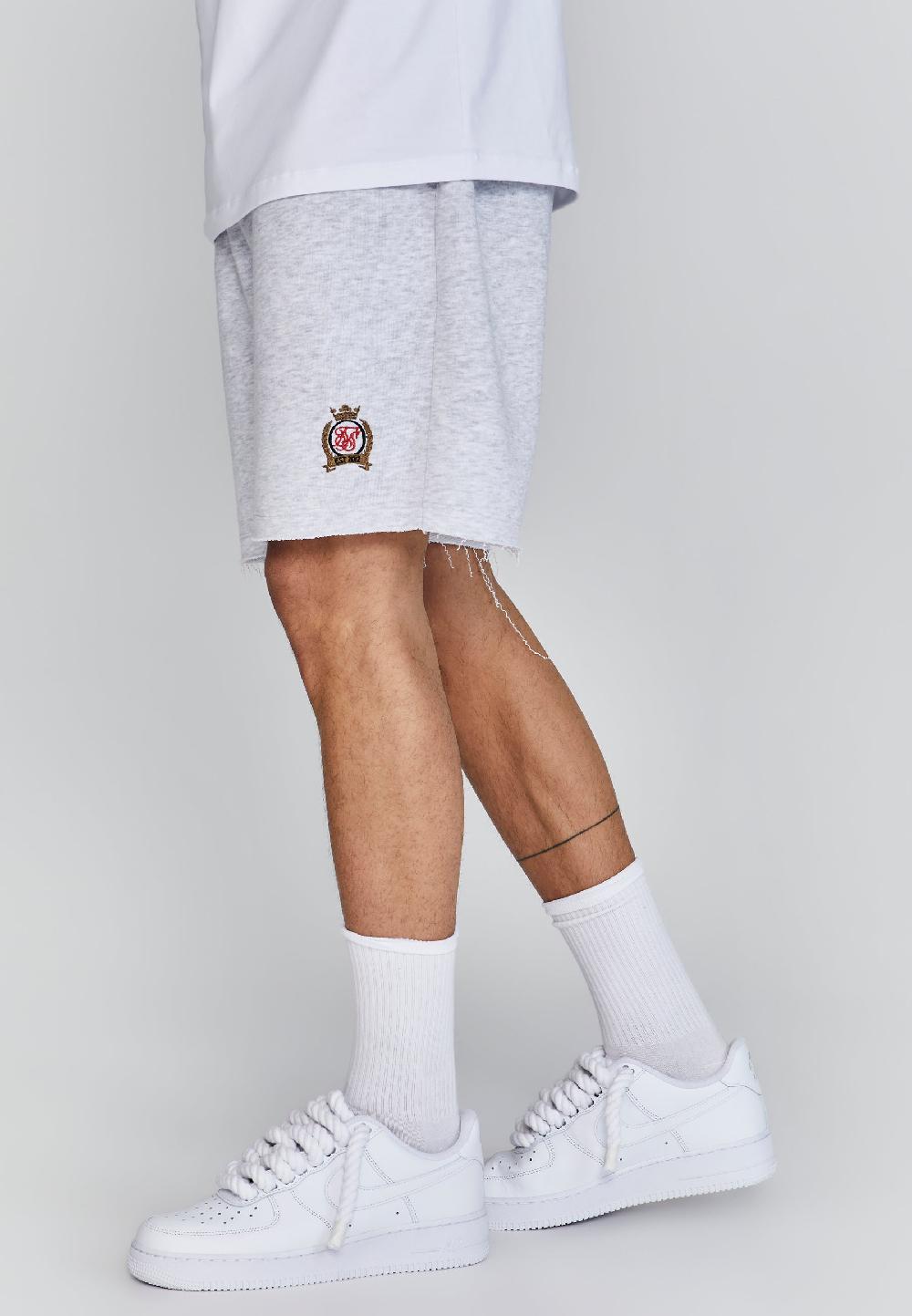 sik silk Grey Marl Shorts