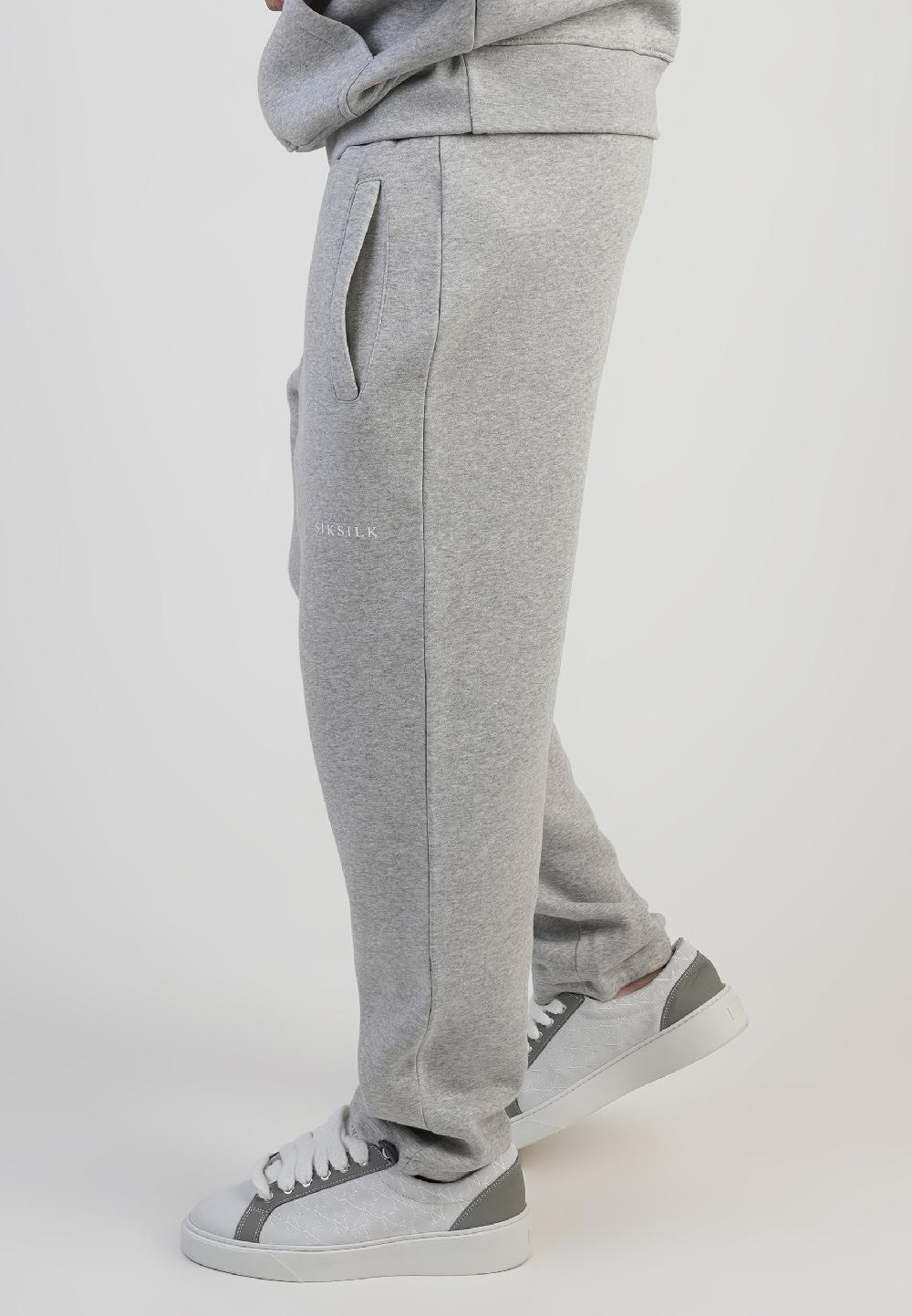 Sik Silk Grey Marl Track Pants