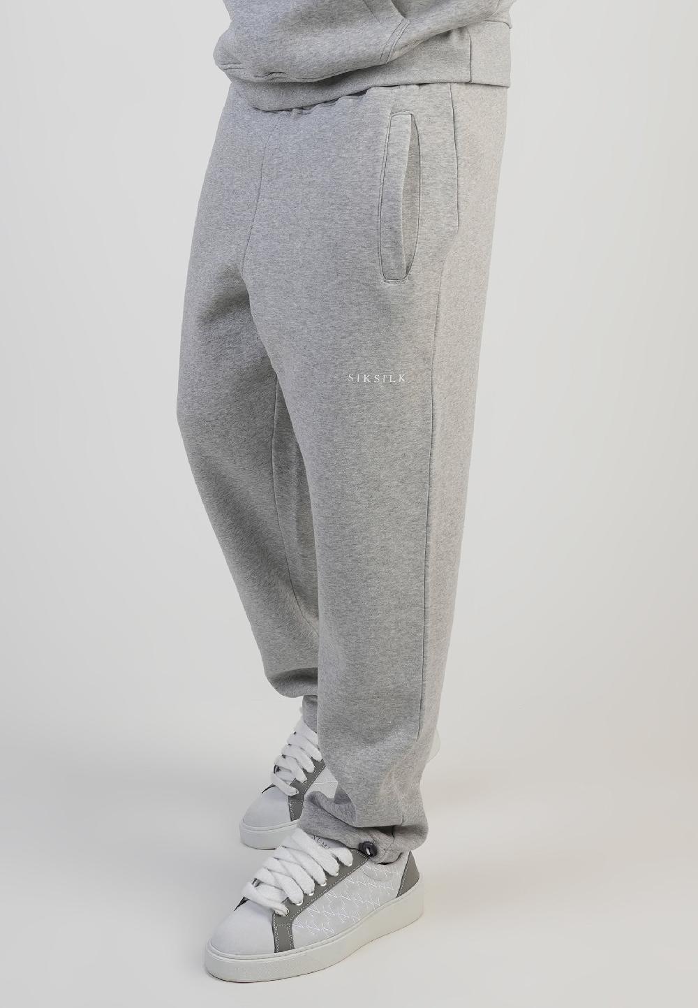 sik silk Grey Marl Track Pants