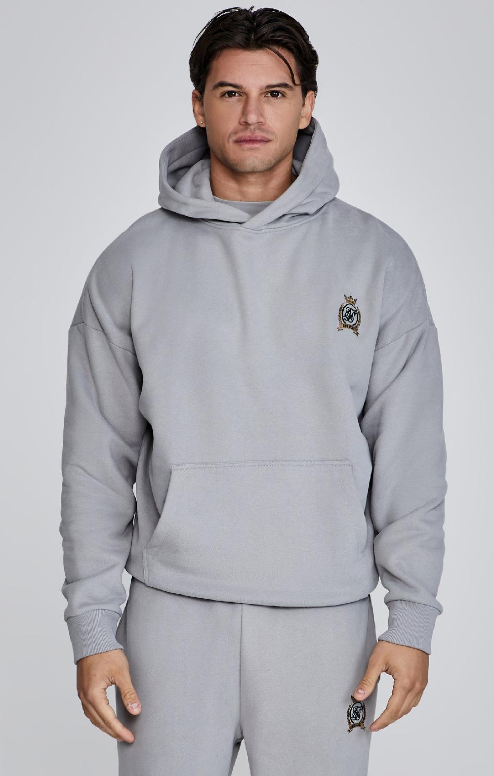 Sik Silk Grey Pullover Hoodie