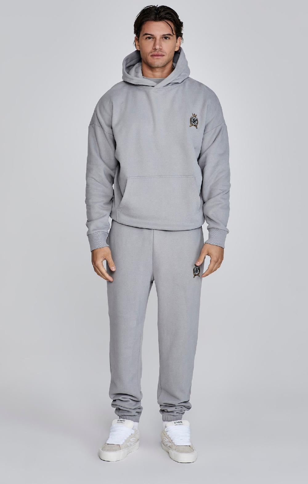 Sik Silk Grey Relaxed Fit Joggers