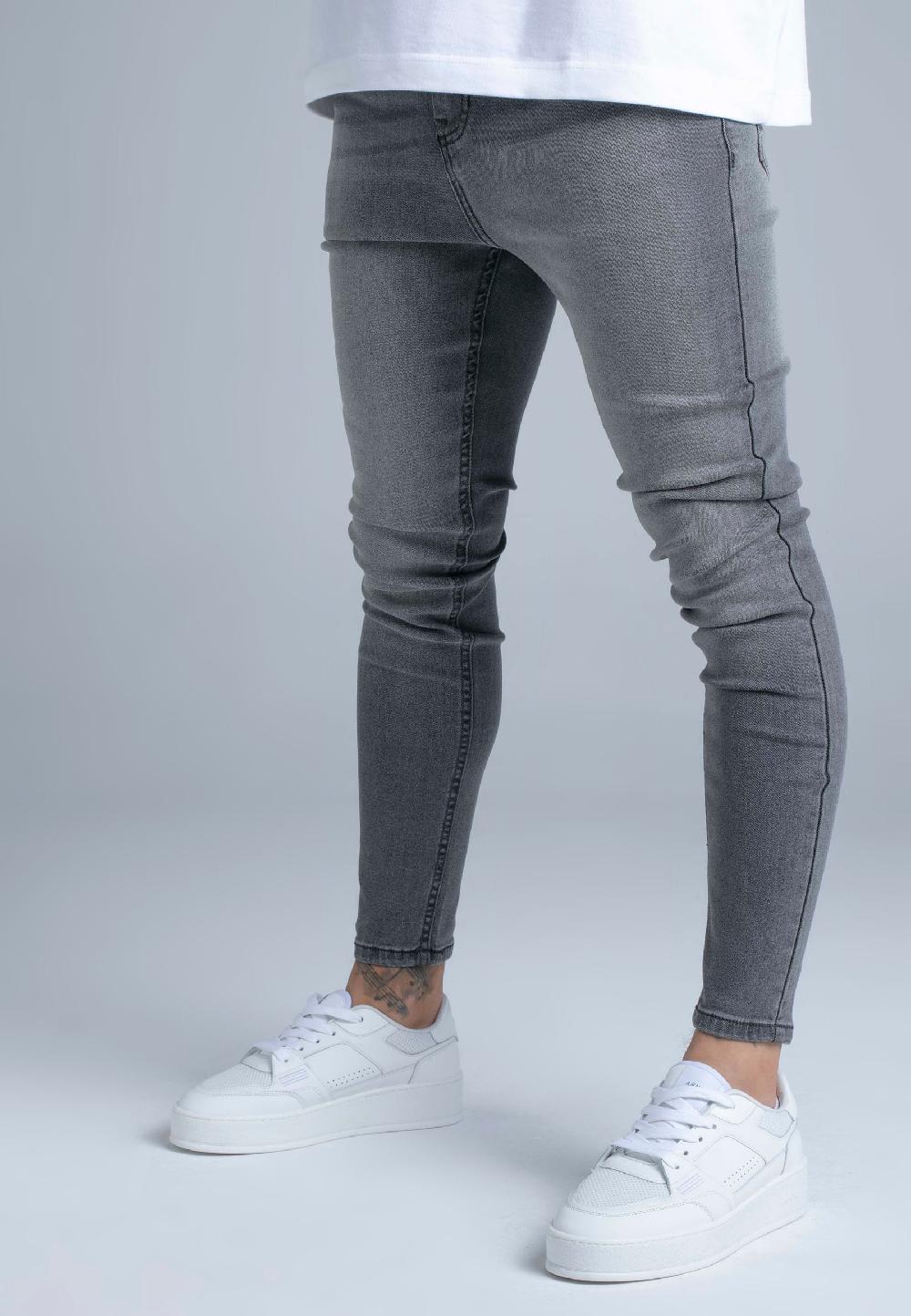 sik silk Grey Skinny Jeans
