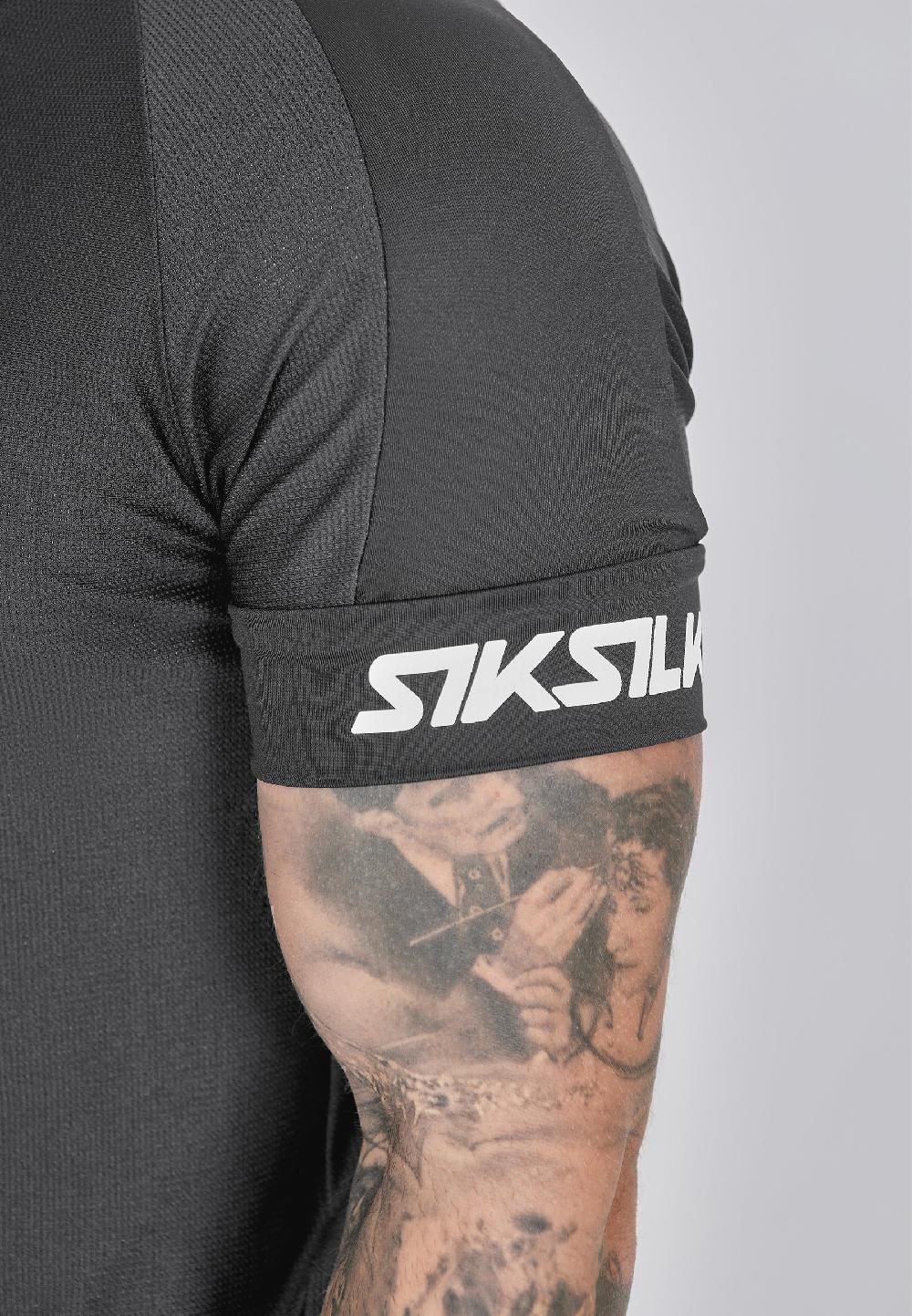 Sik Silk Grey Tech T-Shirt