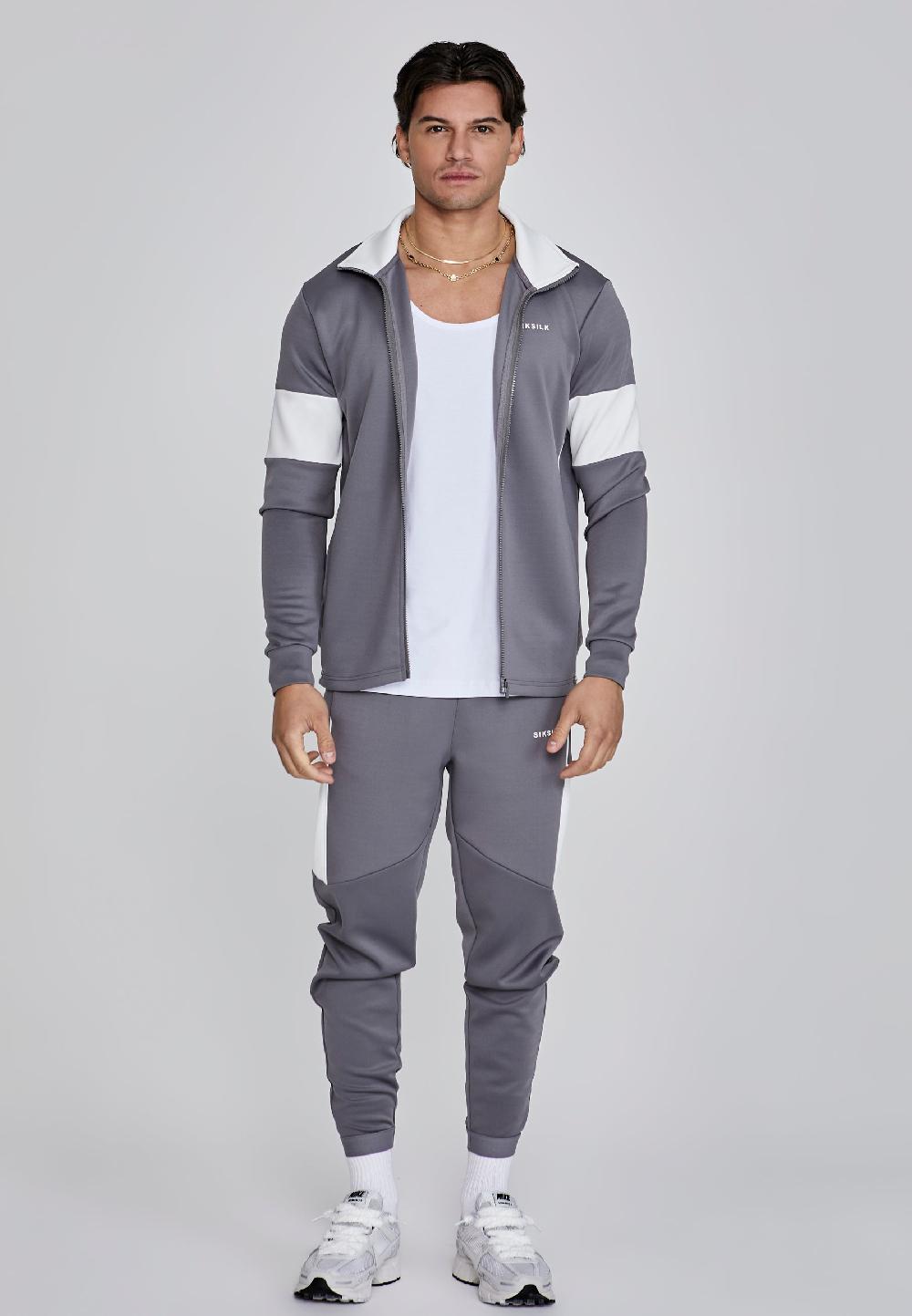 Sik Silk Grey Track Top