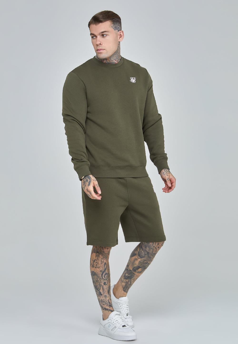 Sik Silk Khaki Essential Sweatshirt