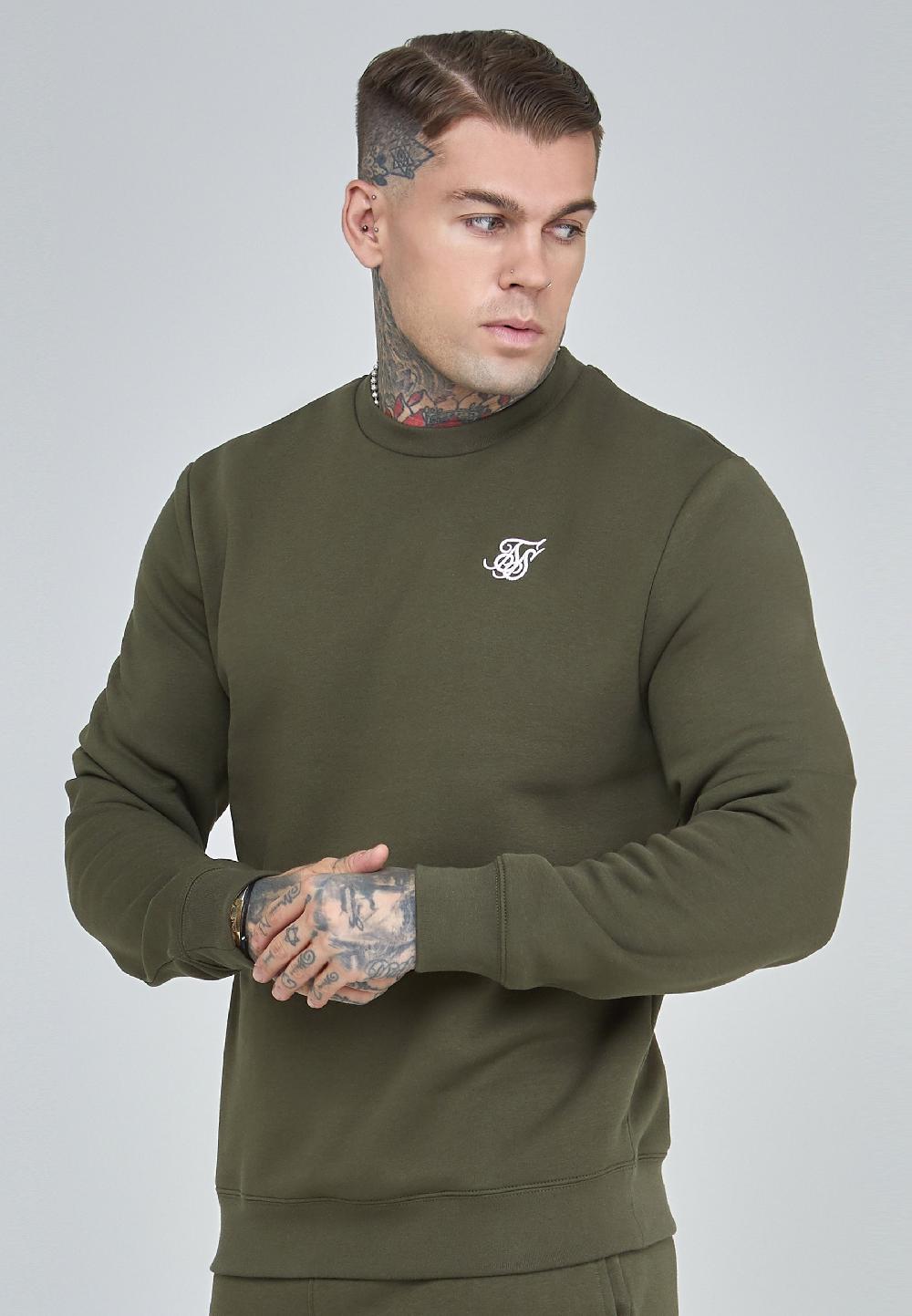 sik silk Khaki Essential Sweatshirt