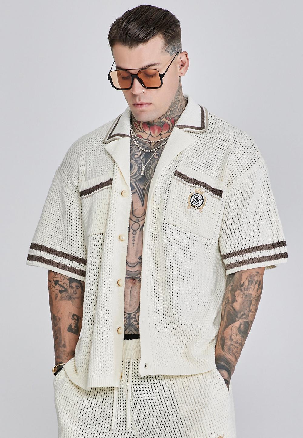 sik silk Knitted Shirt