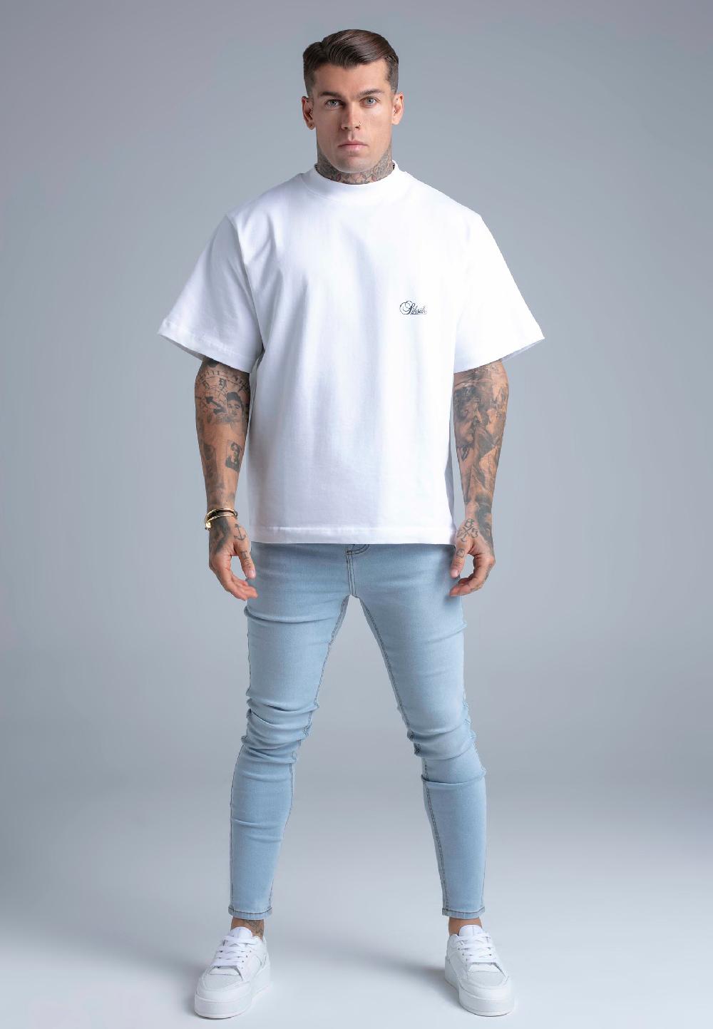 Sik Silk Light Blue Skinny Jeans