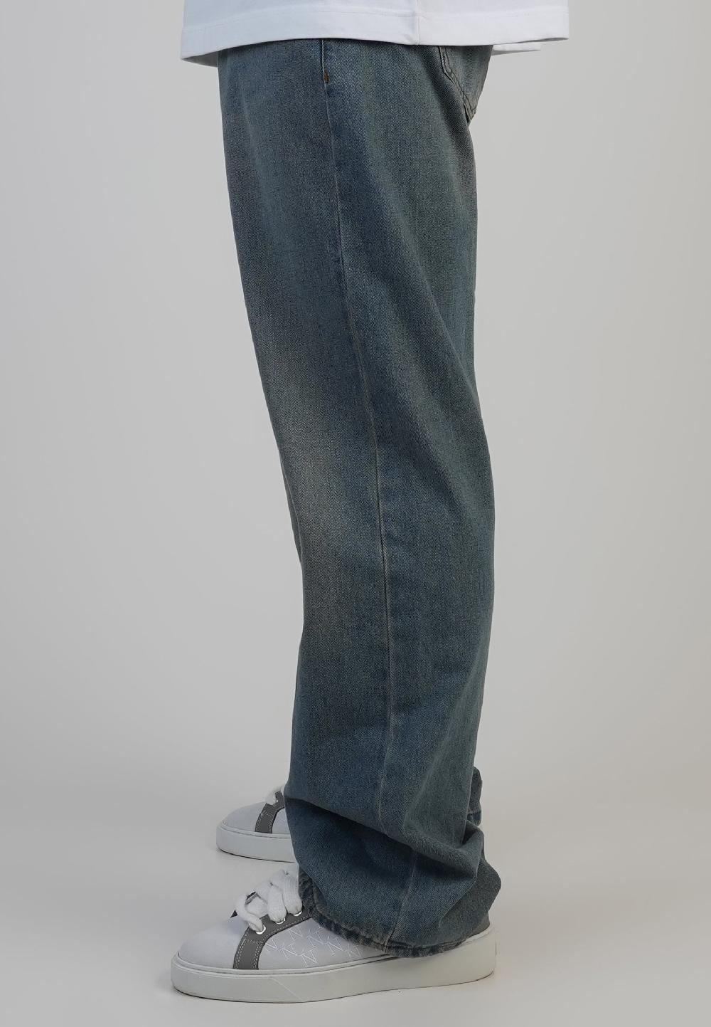 Sik Silk Loose Fit Jeans Washed Vintage Blue