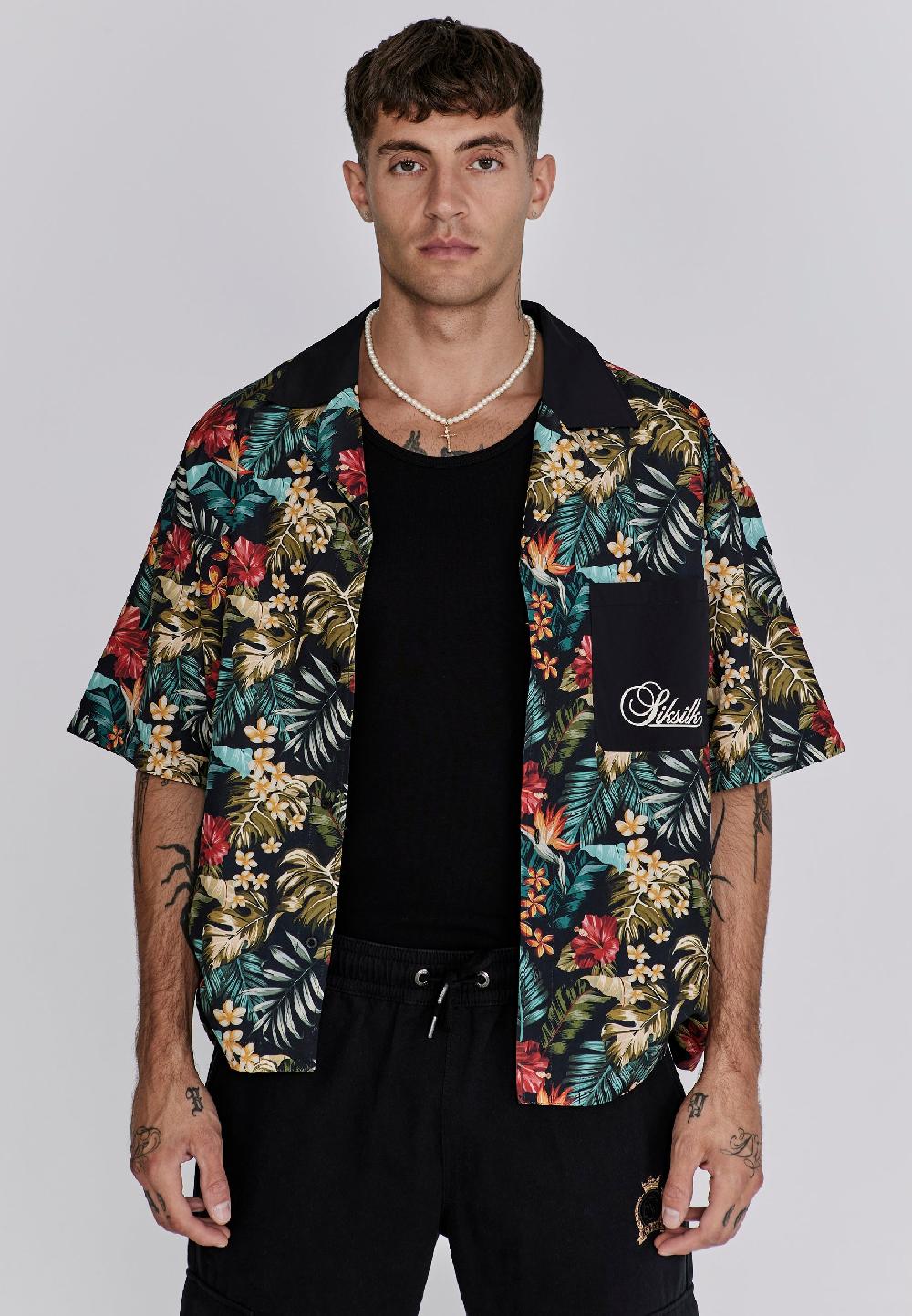 sik silk Multi Resort Shirt
