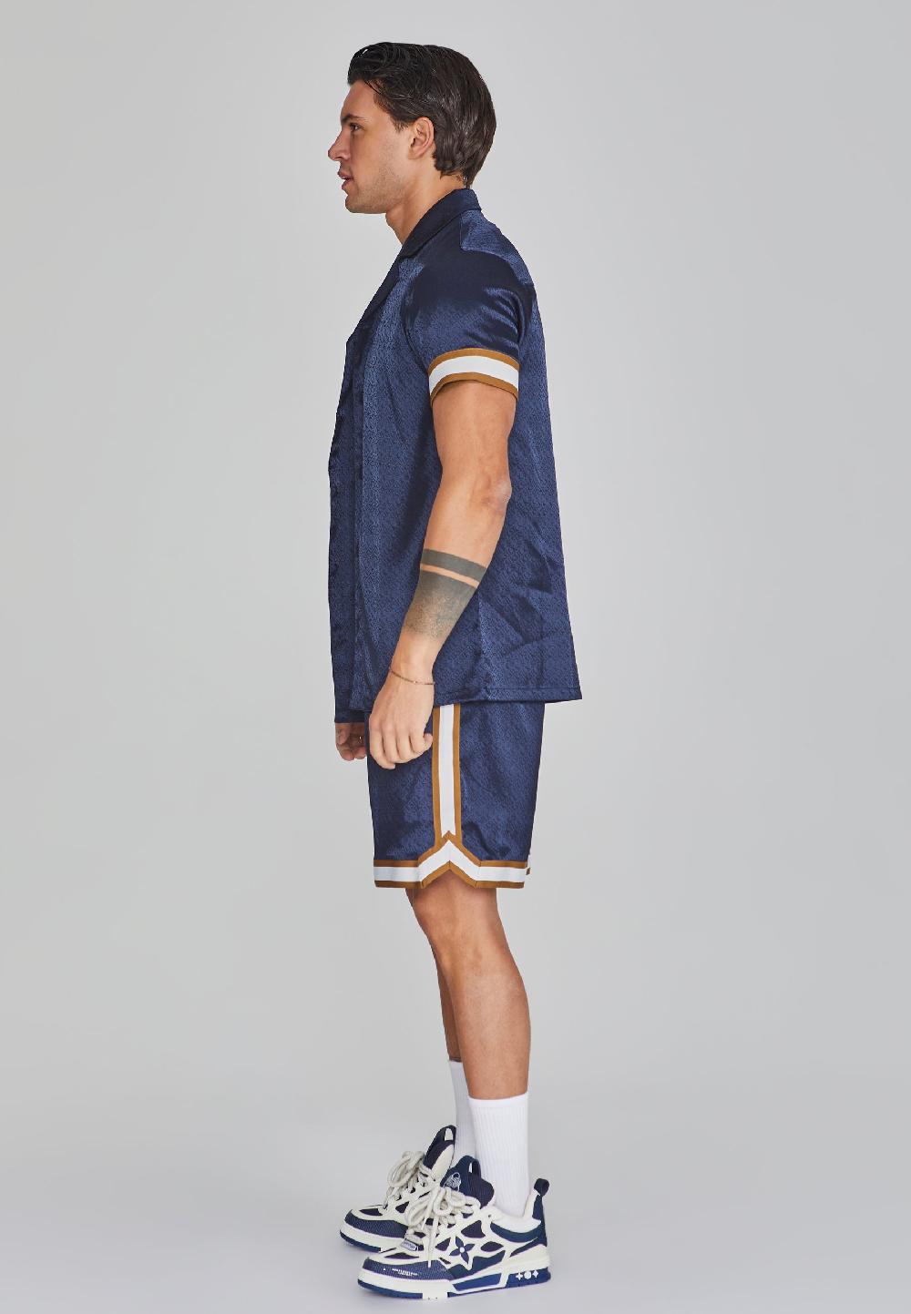 Sik Silk Navy Resort Shorts
