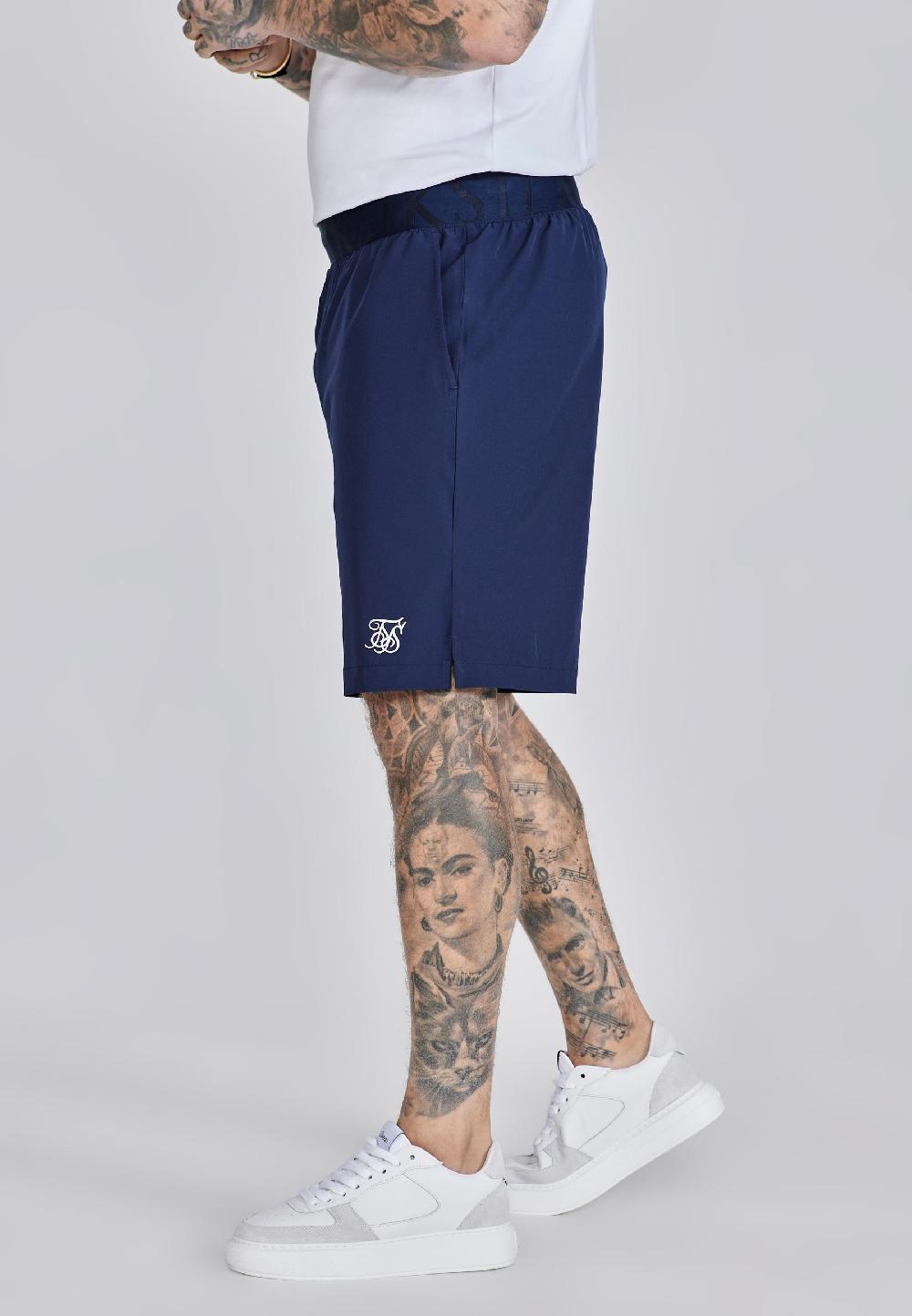 Sik Silk Navy Shorts