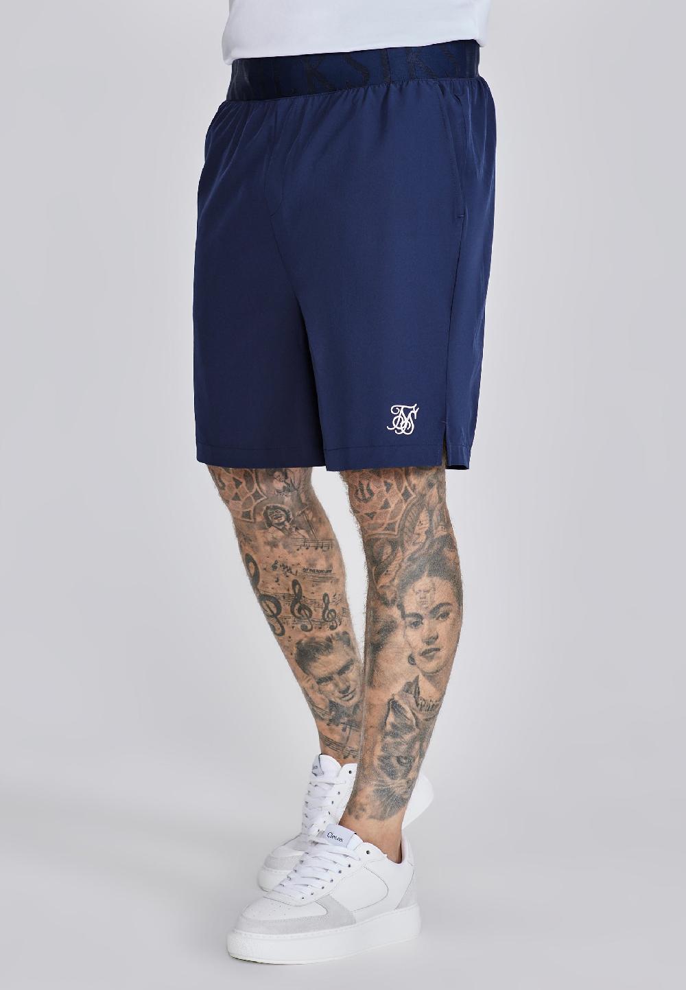 sik silk Navy Shorts