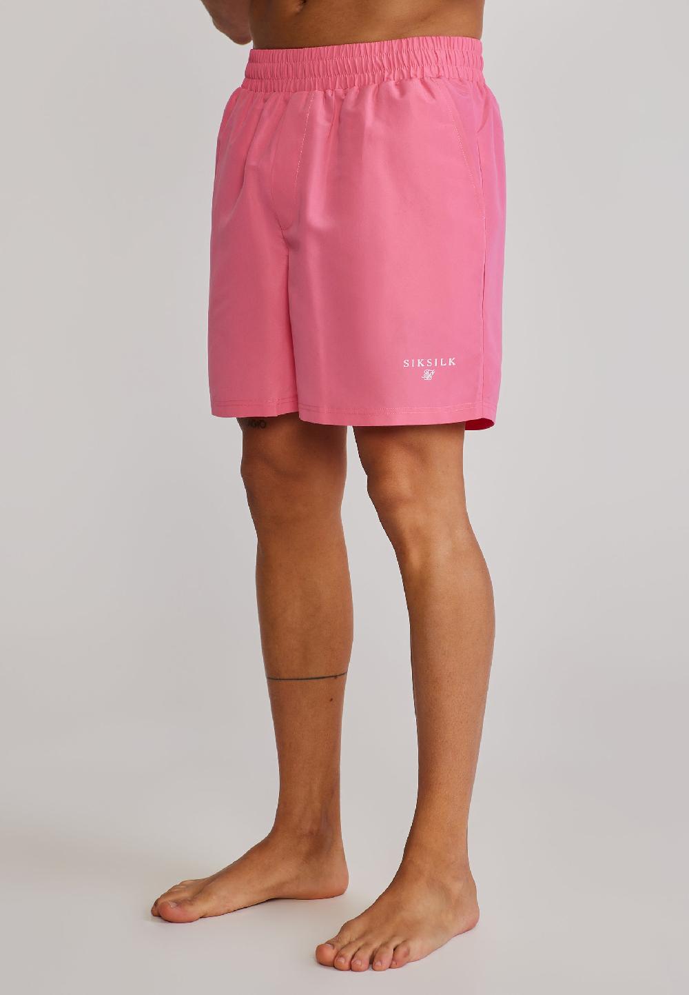 sik silk Pink Swim Shorts