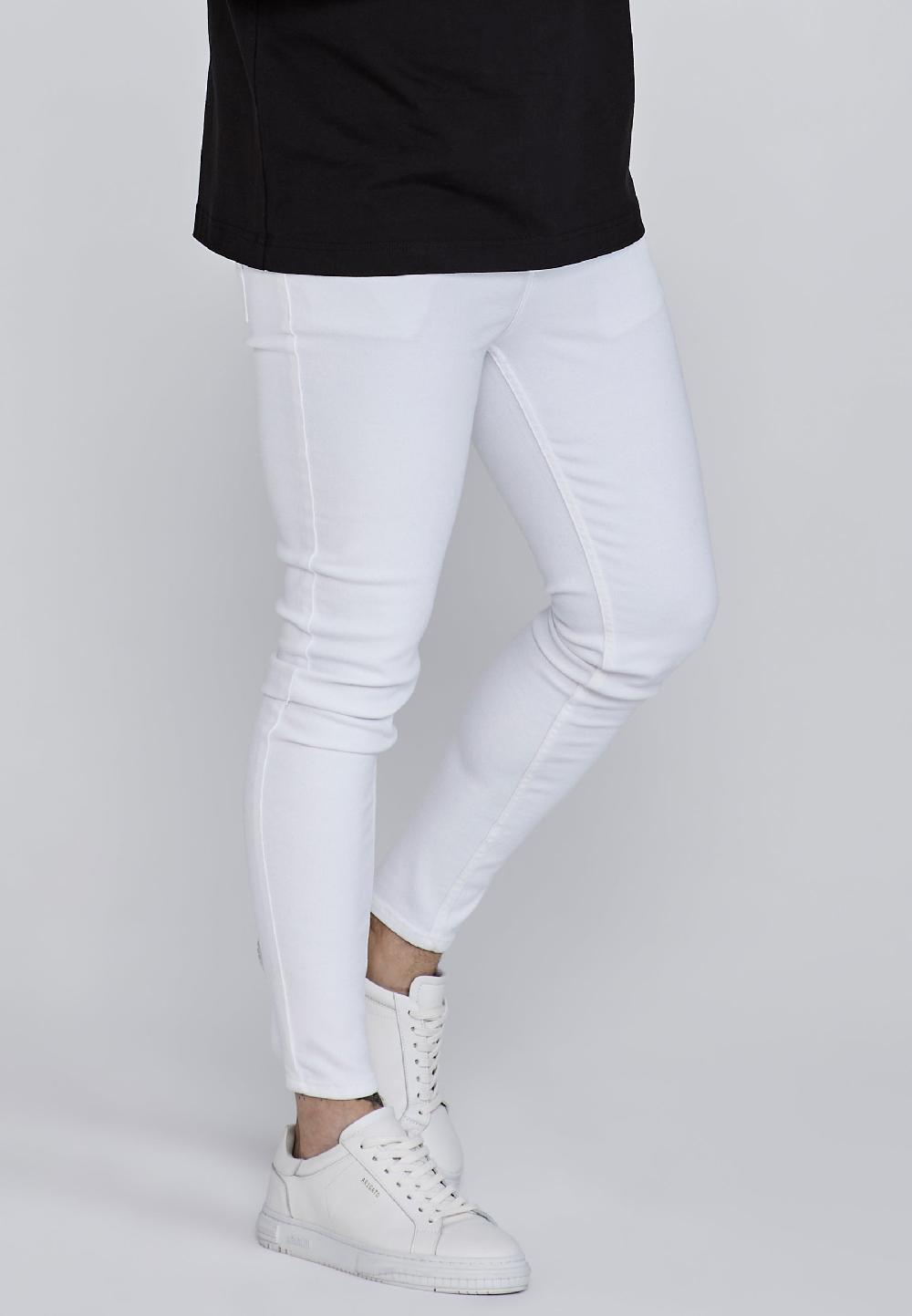 sik silk Skinny Jeans White