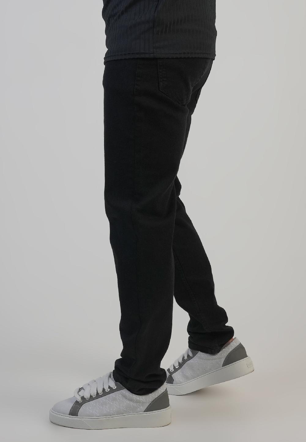 Sik Silk Slim Fit Jeans Black