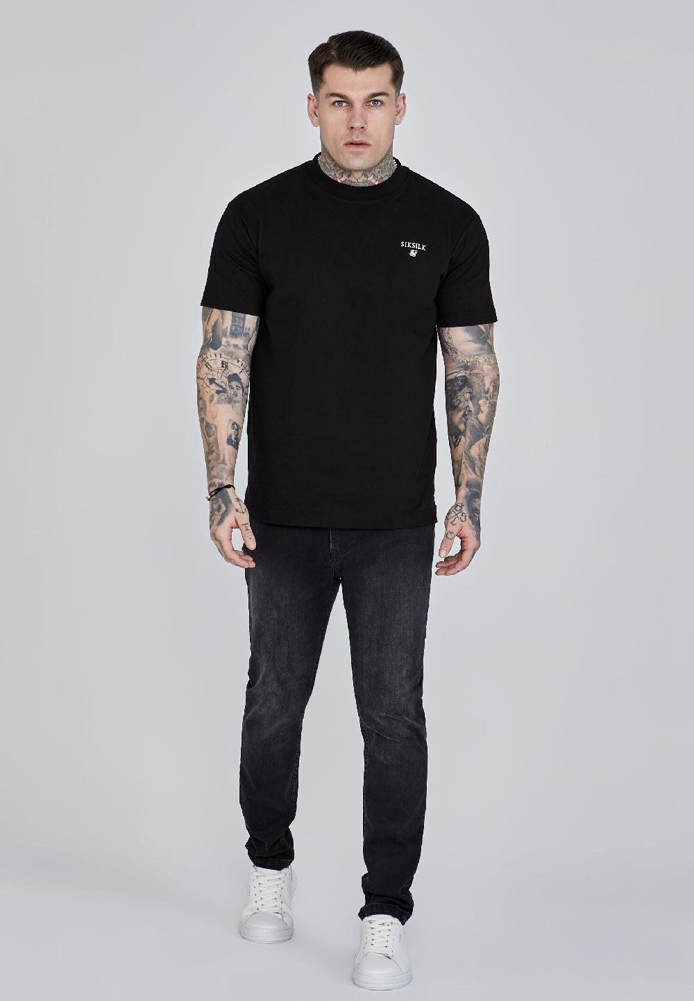 Sik Silk Slim Fit Jeans Black