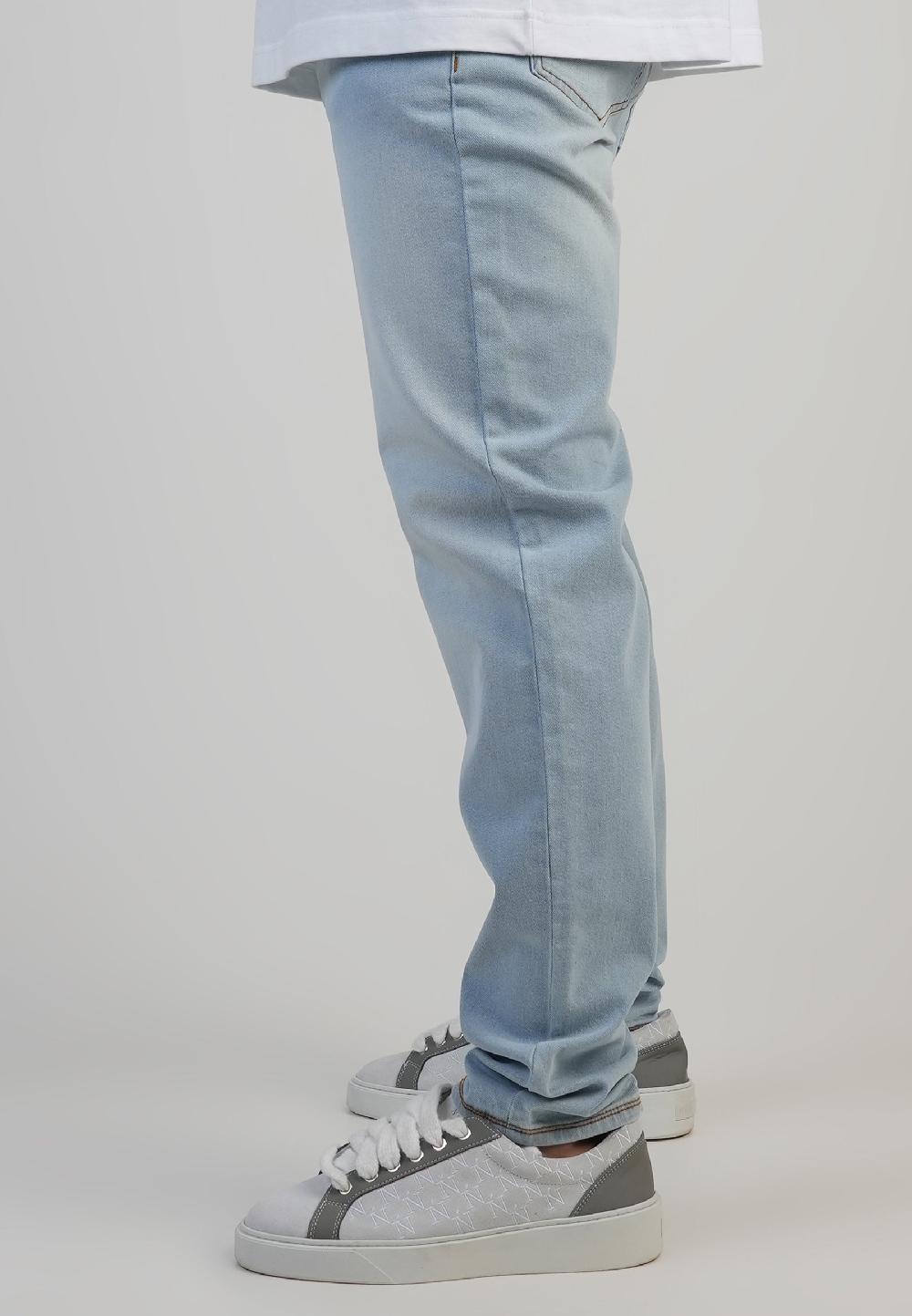 Sik Silk Slim Fit Jeans Washed Light Blue
