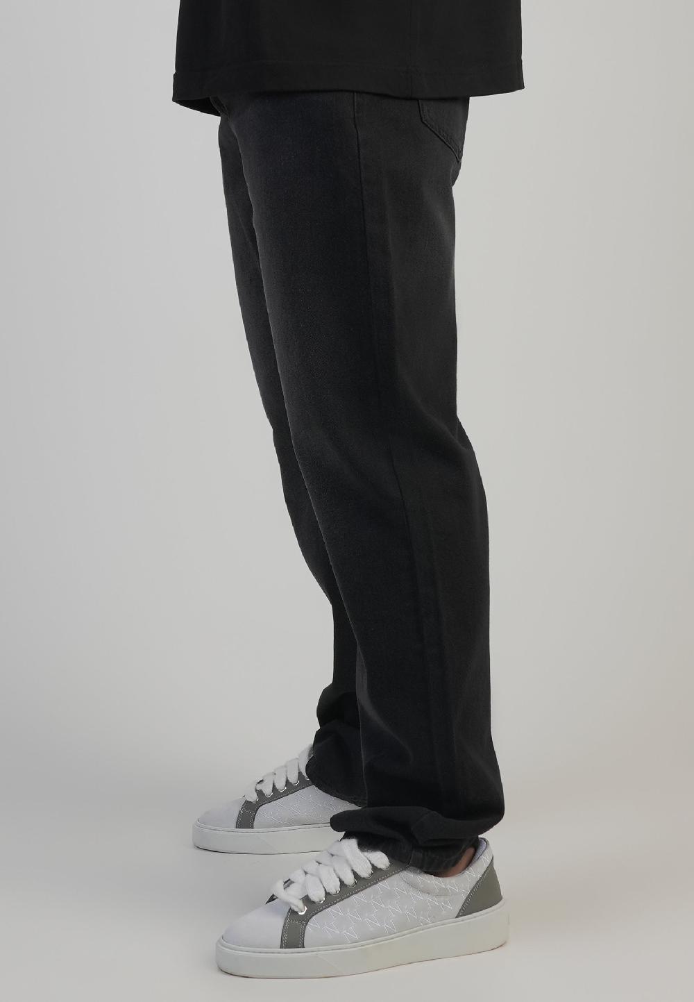 Sik Silk Straight Fit Jeans Washed Black