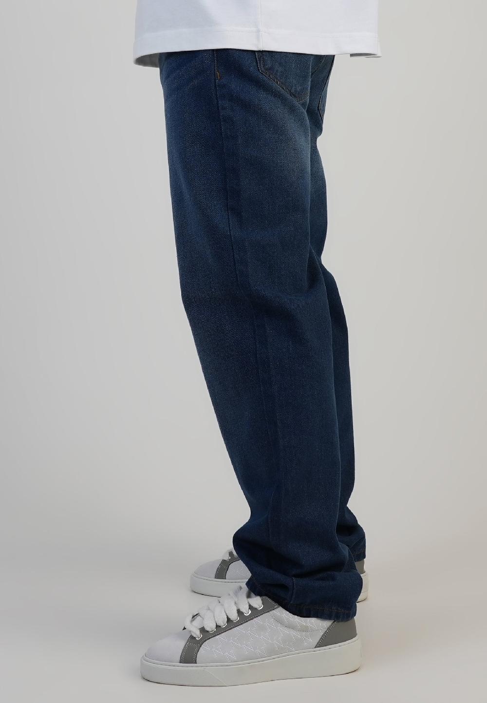 Sik Silk Straight Fit Jeans Washed Dark Blue