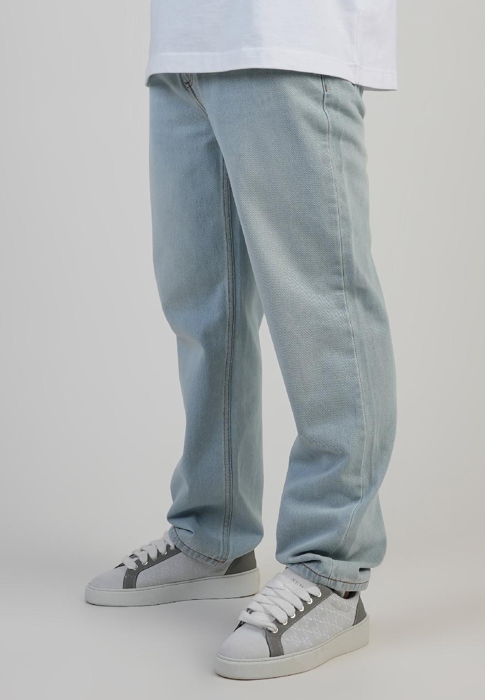 sik silk Straight Fit Jeans Washed Light Blue