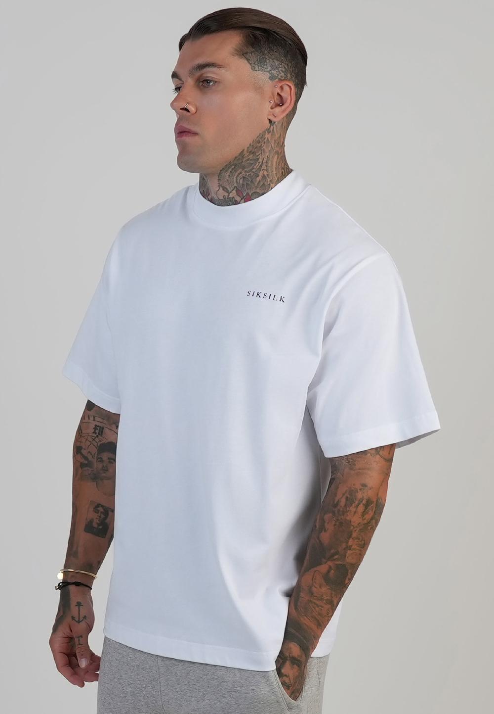 Sik Silk White Graphic T-Shirt
