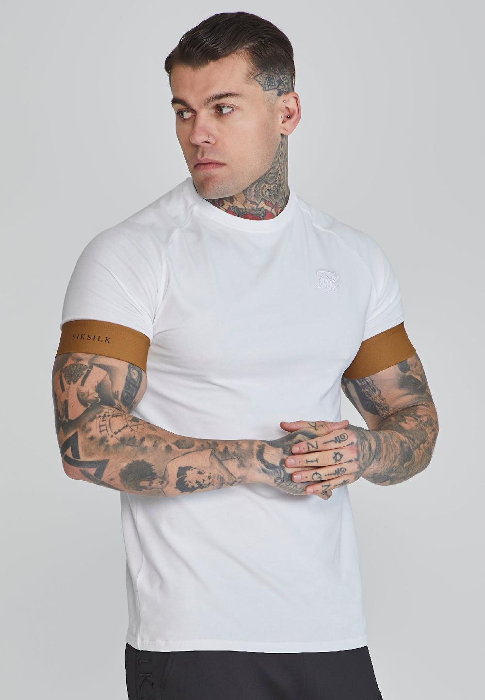 sik silk White Tech T-Shirt